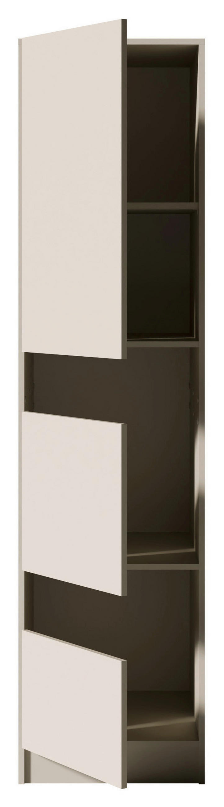 MEHRZWECKSCHRANK 50/200/68 cm  in Kaschmir  - Kaschmir/Schwarz, Design, Holzwerkstoff/Metall (50/200/68cm) - Milino