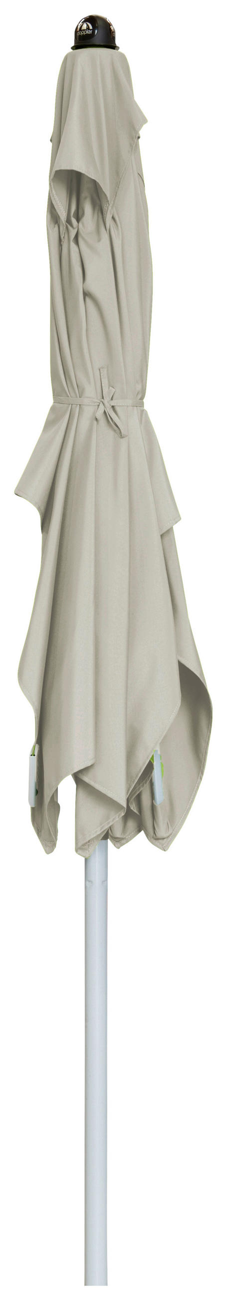 SONNENSCHIRM  300/200 cm  - Silberfarben/Naturfarben, Design, Textil/Metall (300/200cm) - Doppler