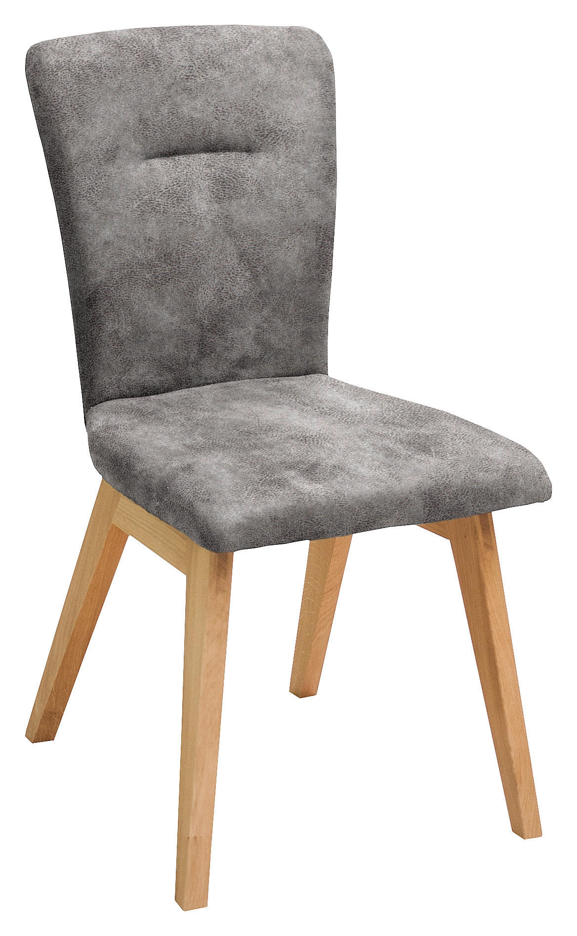 STUHL in Holz, Textil Grau  - Grau, KONVENTIONELL, Holz/Textil (46/91/66cm) - Dieter Knoll