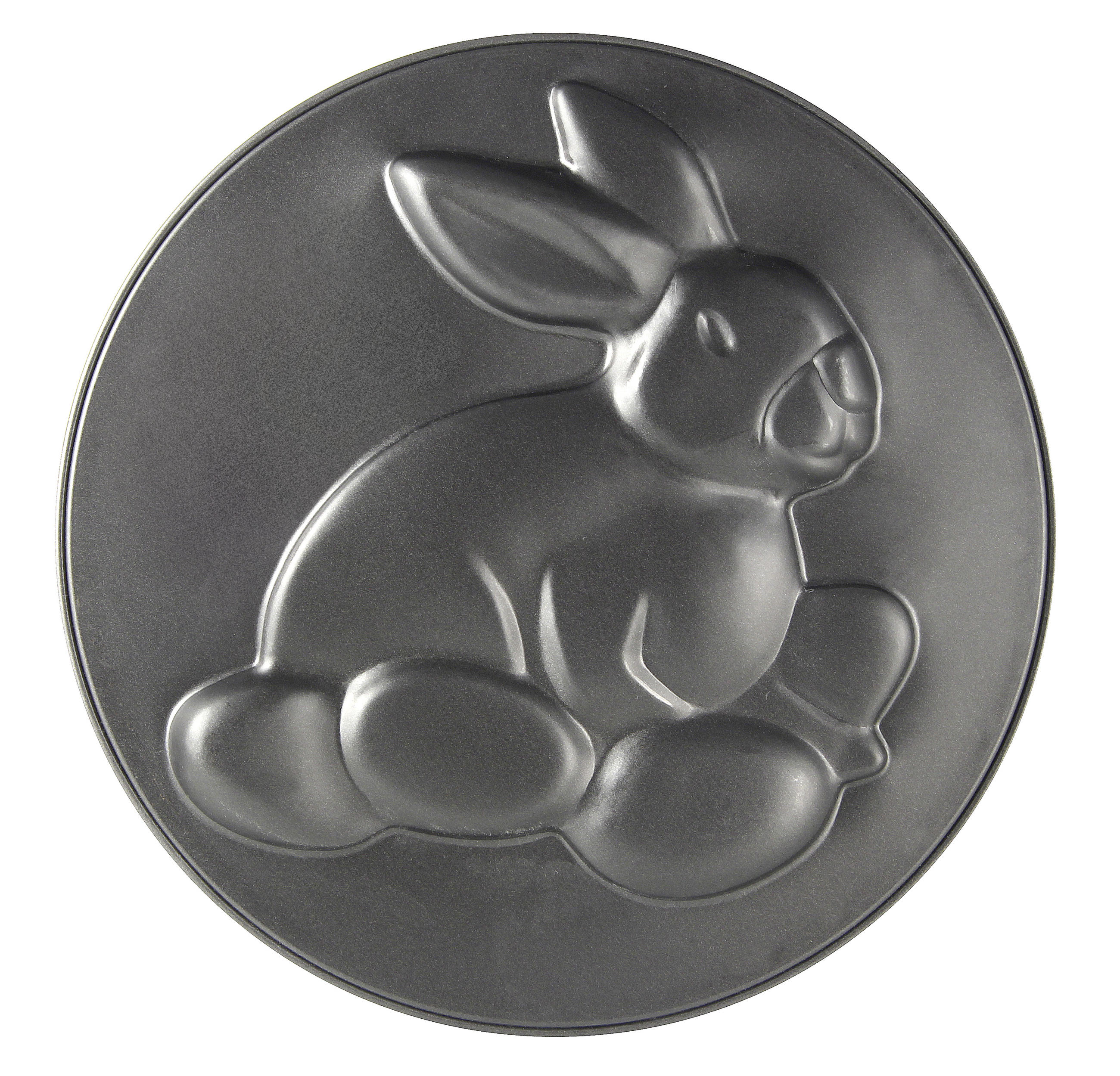 Backform-Set mit 2 Motivböden  - Schwarz, Metall (26/6,5cm) - Zenker