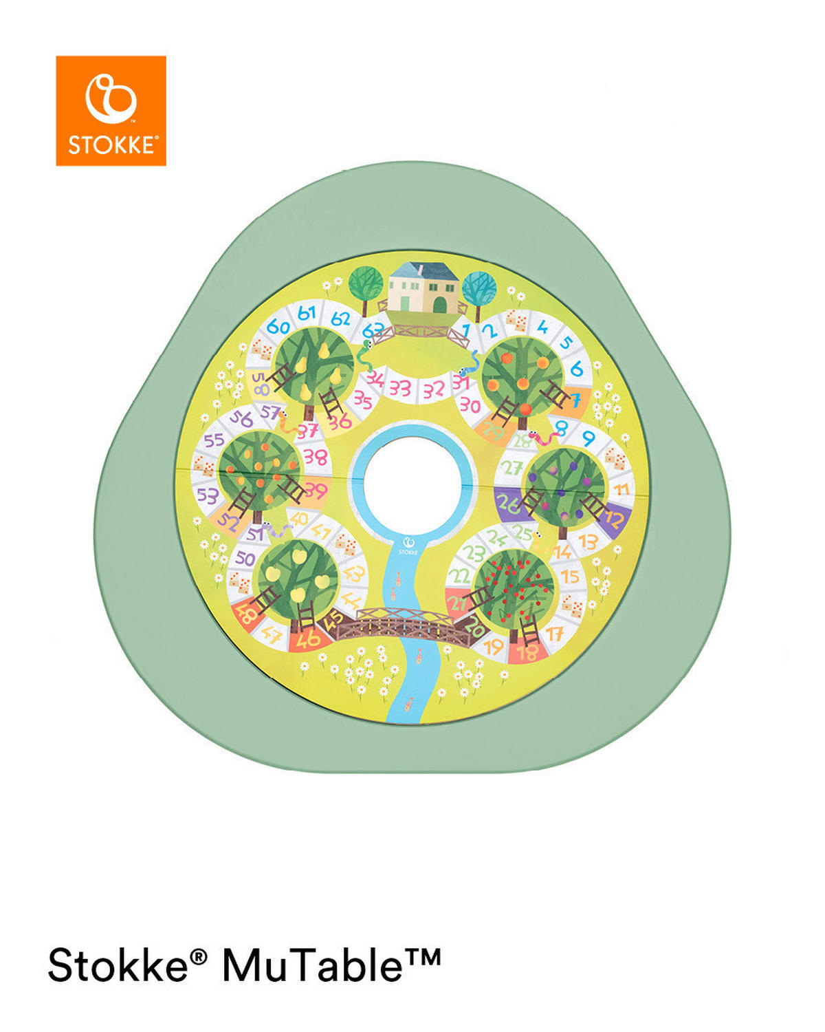 SPIELMATTE MuTable  - Multicolor, Basics, Karton/Holz (54/54/1cm) - Stokke
