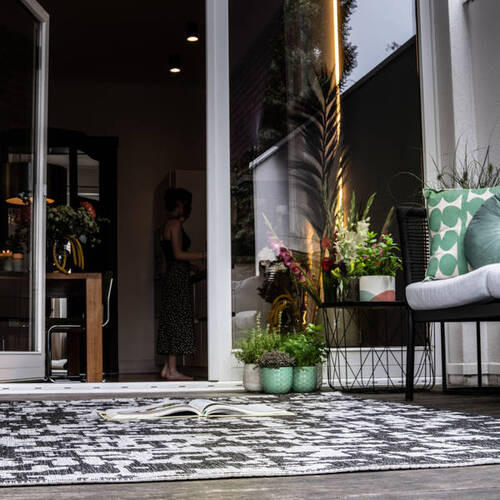 FLACHWEBETEPPICH 80/150 cm My Tallinn  - Grau, Design, Textil (80/150cm)