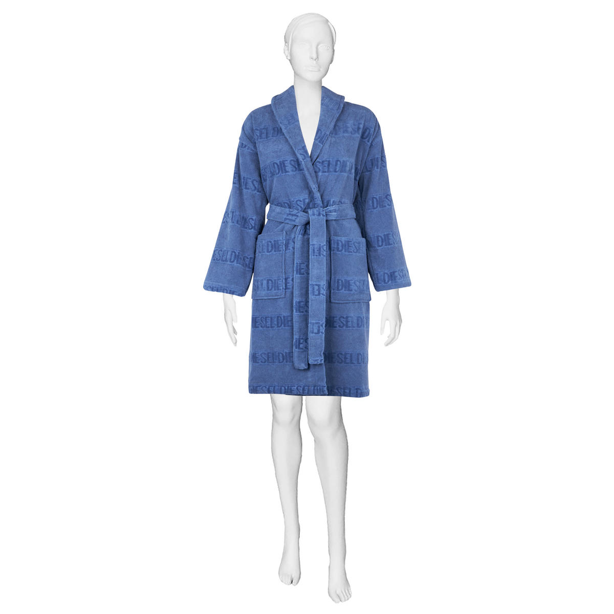 BADEMANTEL L/XL Unisex  - Blau, Basics, Textil (L/XLnull) - Diesel