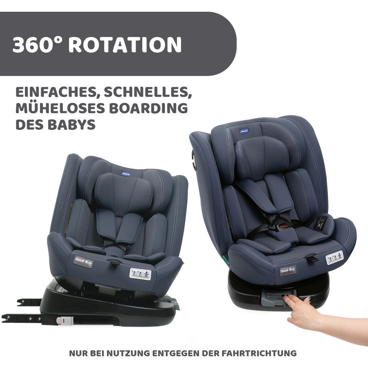 KINDERAUTOSITZ UNICO EVO I-S I  - Blaugrau, Basics (46/54/69/44cm) - Chicco