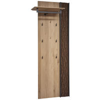 GARDEROBENPANEEL  in 79/196/35 cm  - Eichefarben/Dunkelbraun, Design, Holz/Metall (79/196/35cm) - Johann Jakob