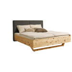 BETT 180/200 cm  in Braun, Zirbelkieferfarben  - Zirbelkieferfarben/Braun, Natur, Holz/Textil (180/200cm) - Valnatura