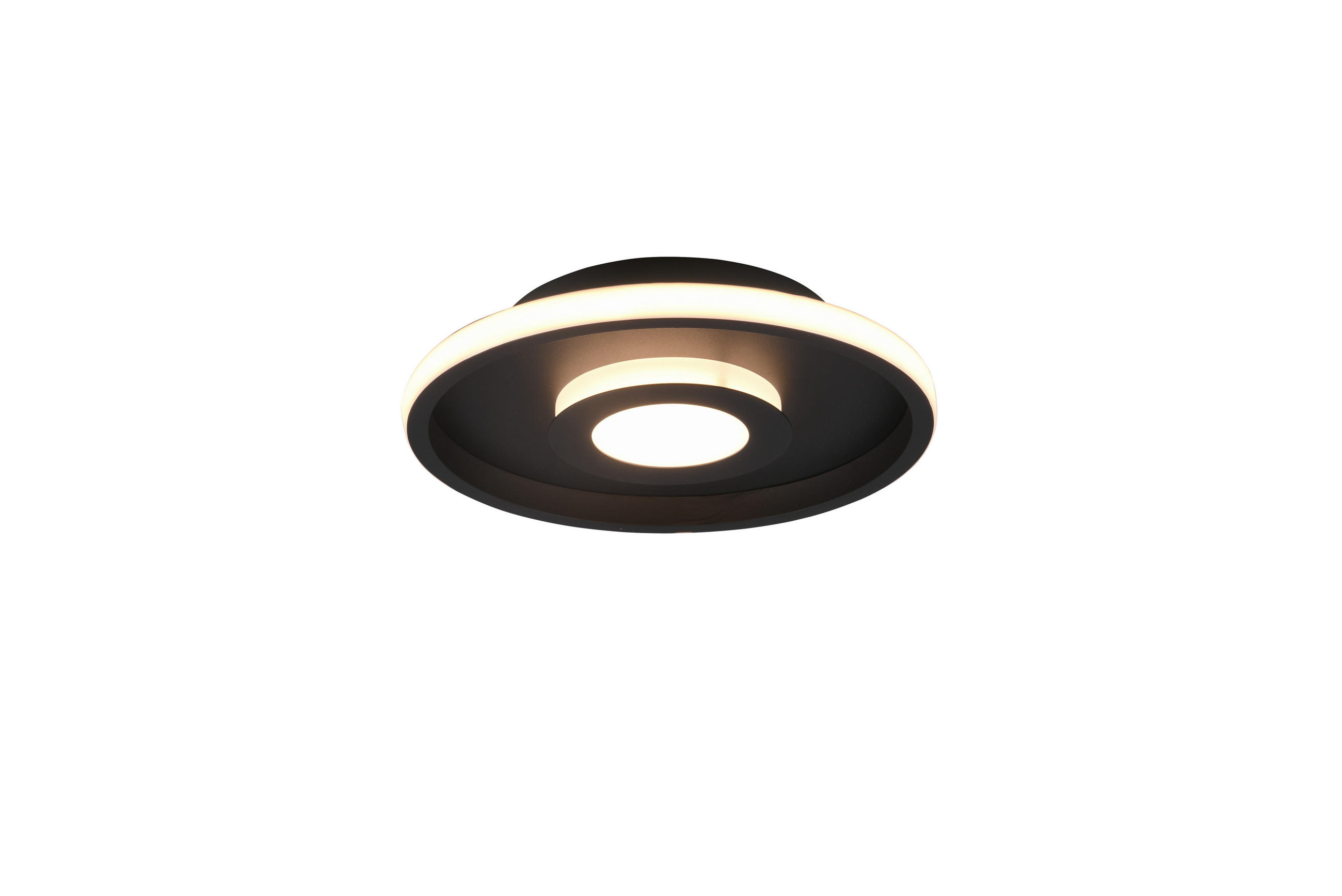 BADEZIMMER-DECKENLEUCHTE  30/6,8 cm    - Schwarz, Trend, Metall (30/6,8cm)