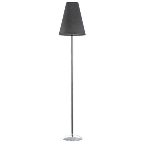 STOJACÍ LAMPA, 35/180 cm  - černá/barvy chromu, Konvenční, kov/textil (35/180cm)