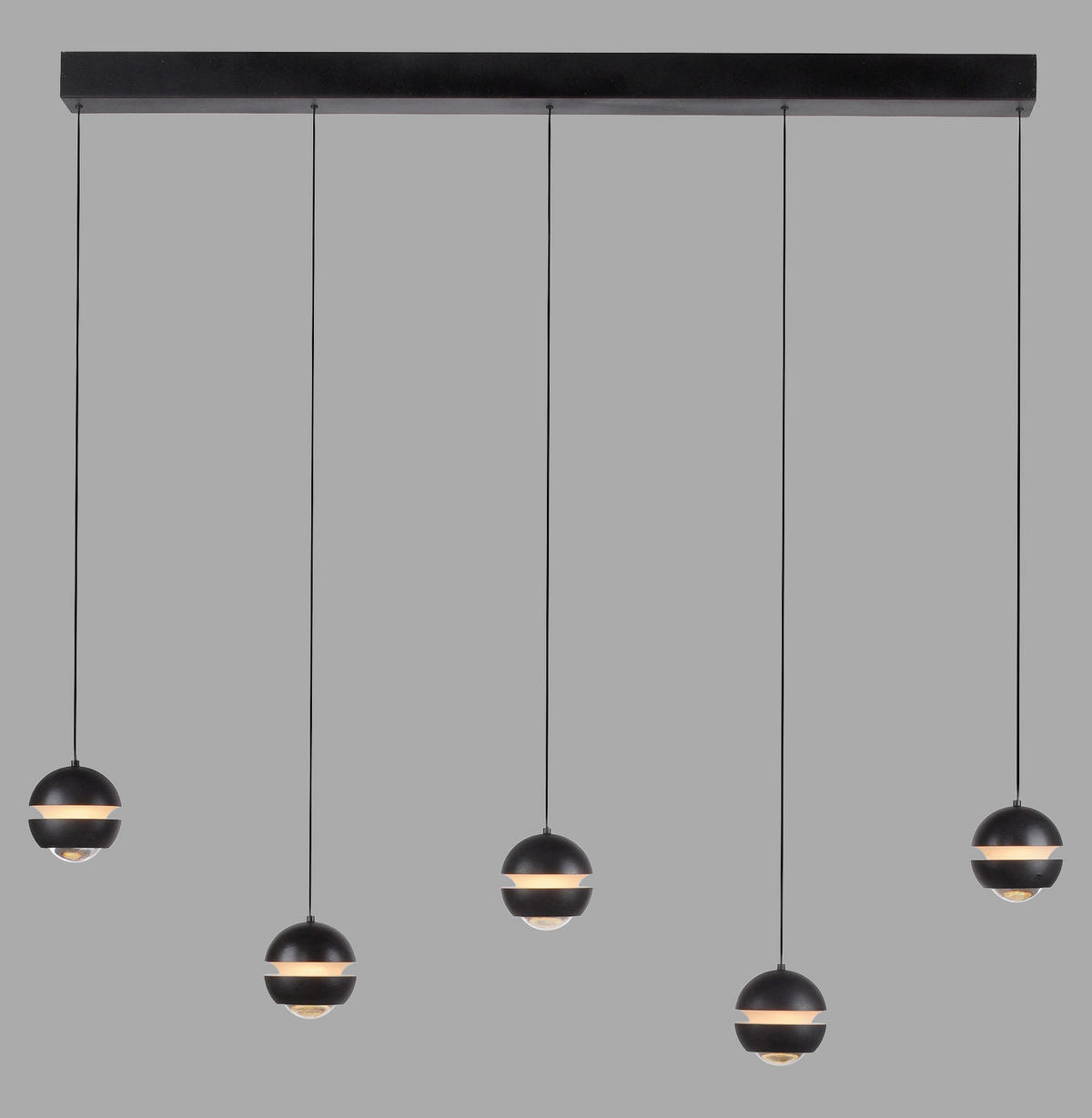 LED-PENDELLEUCHTE 110/10/220 cm  - Schwarz, Design, Kunststoff/Metall (110/10/220cm) - Schöner Wohnen