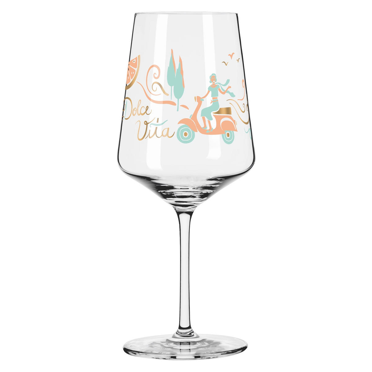 GLÄSERSET Sommersonett 2-teilig  - Pink/Transparent, Design, Glas (9.3/22.5cm) - Ritzenhoff