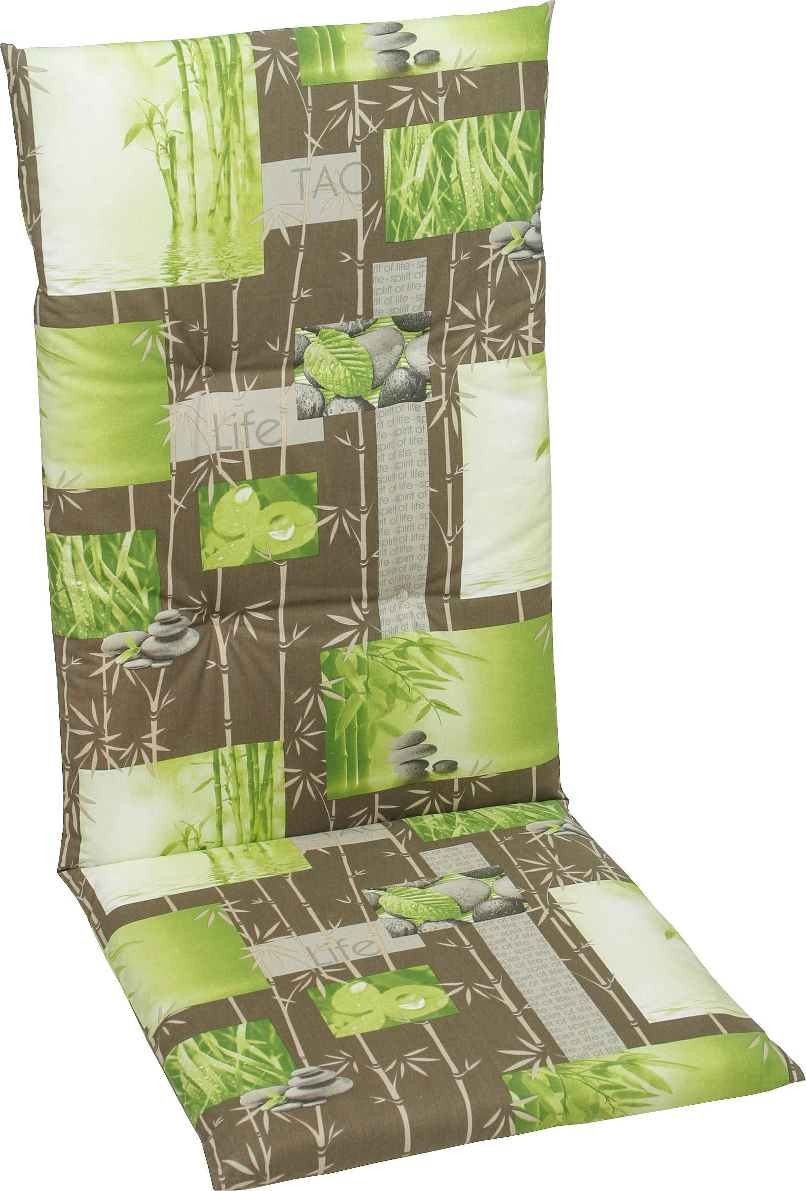 JASTUK ZA STOLICU  48/5/118 cm    - fango/zelena, Design, tekstil (48/5/118cm)