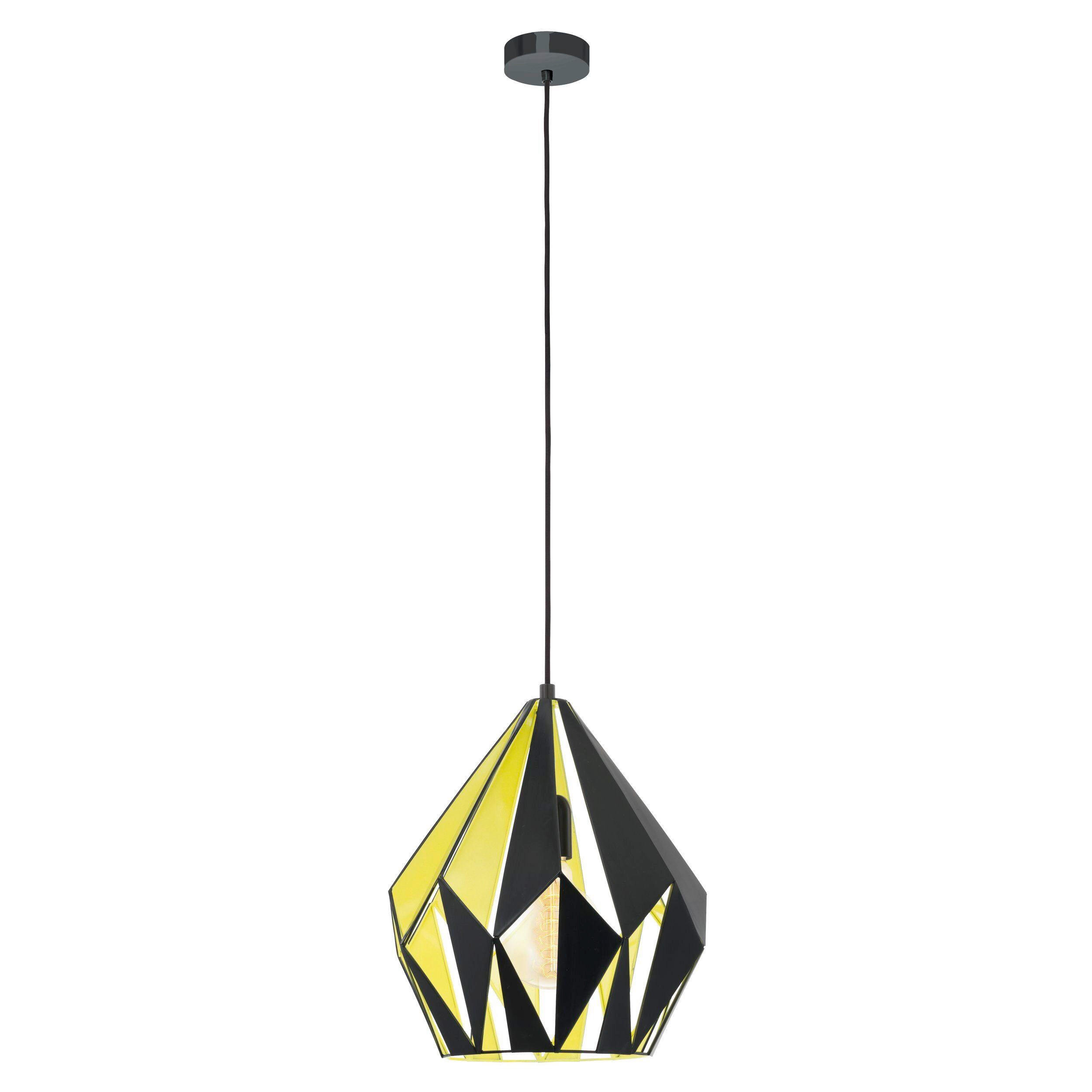 SVJETILJKA VISEĆA  31/110 cm       - žuta/crna, Basics, metal (31/110cm)
