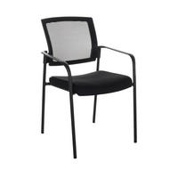 BESÖKSSTOL  i nätklädsel, flatväv svart  - svart, Basics, metall/textil (51/126/61cm) - MID.YOU
