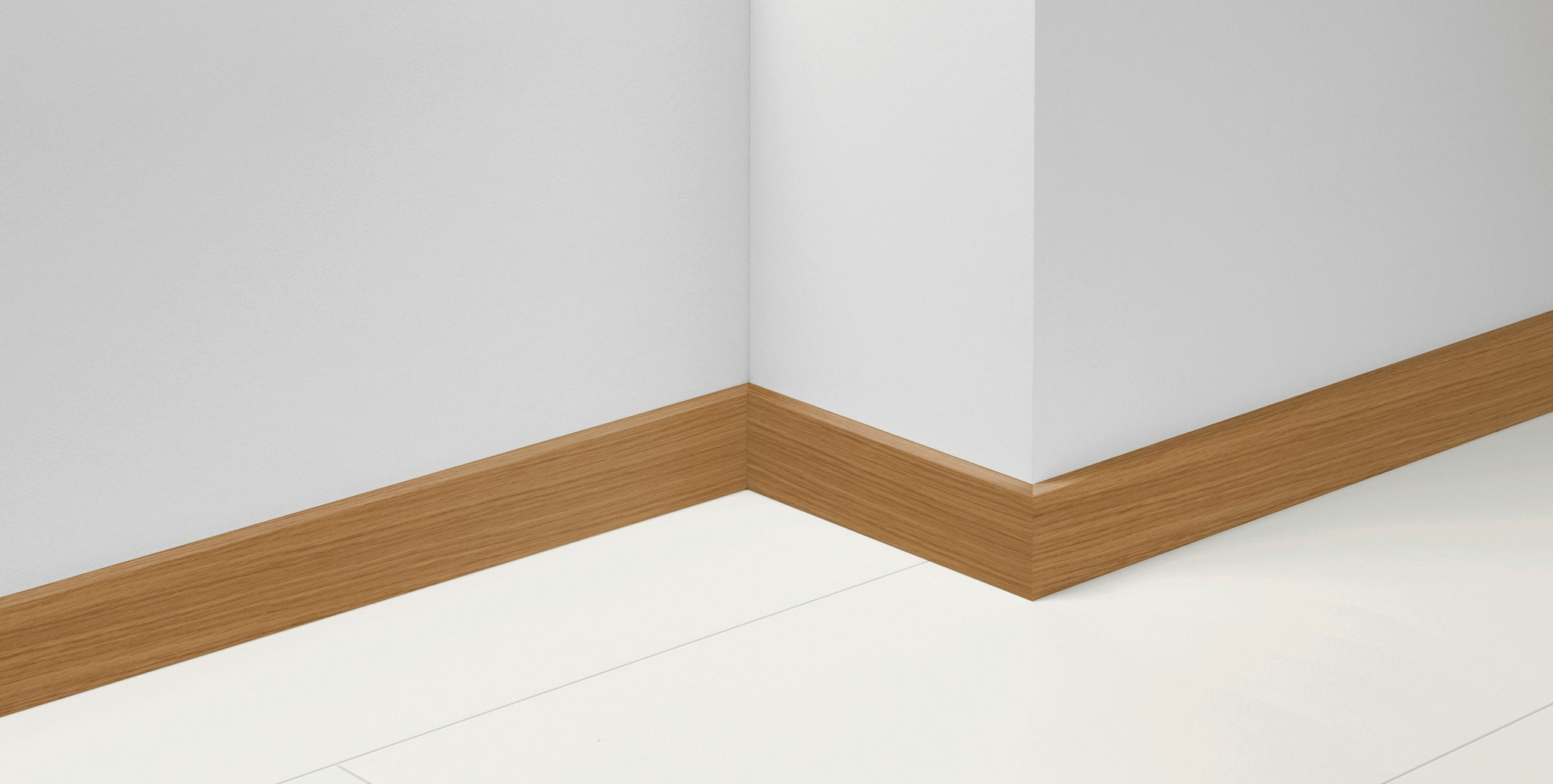 SOCKELLEISTE - Eichefarben/Braun, Basics, Holzwerkstoff (220/1,65/7cm) - Parador