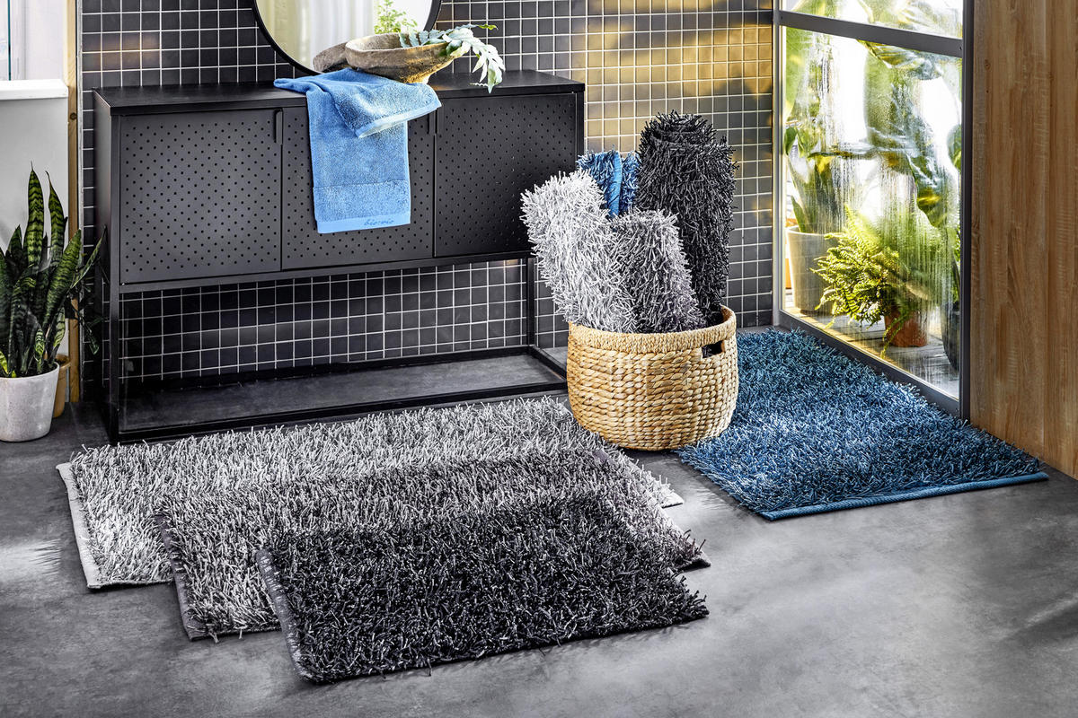BADTEPPICH Petrol 50/70 cm  - Petrol, Basics, Textil (50/70cm) - Esposa