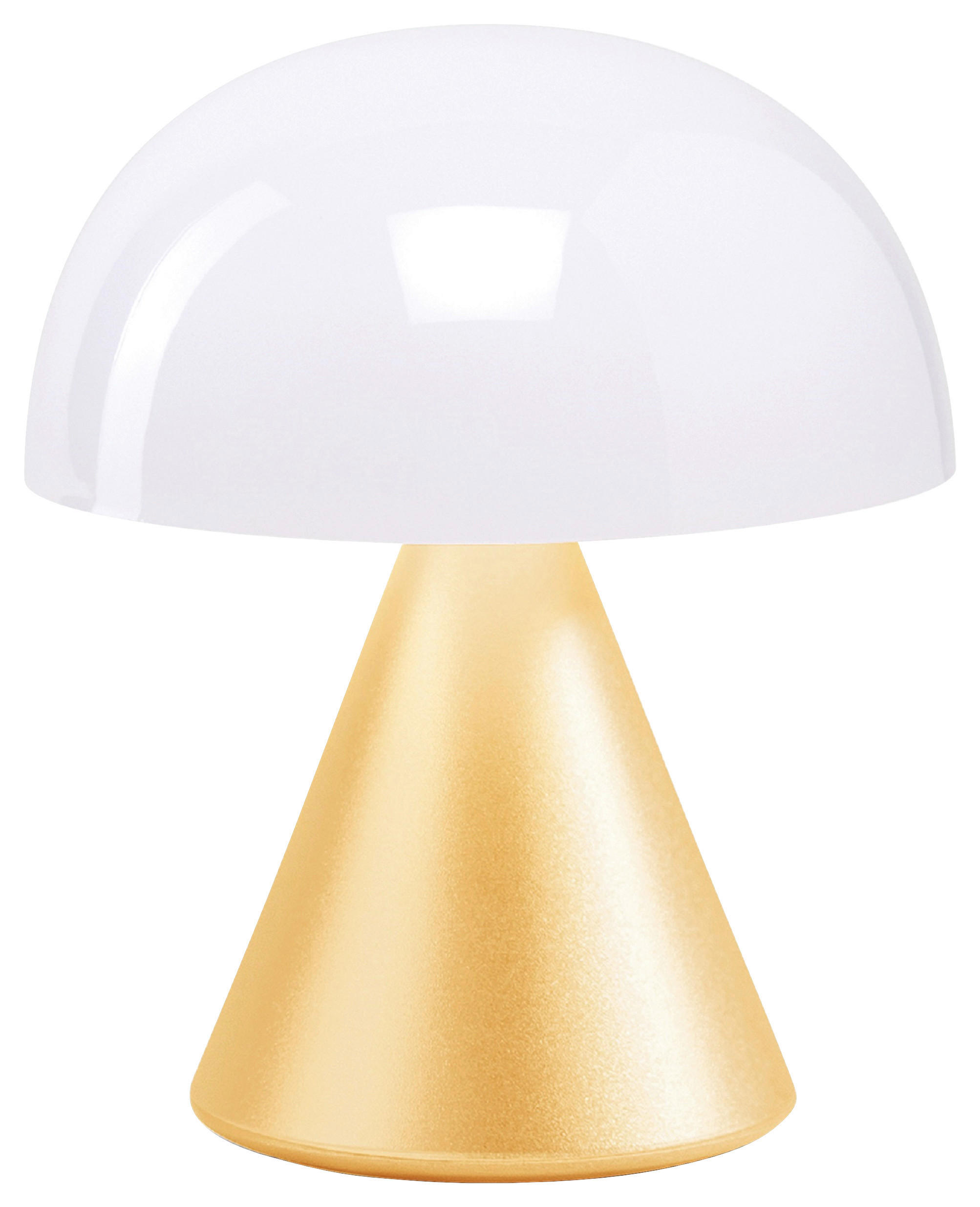 TISCHLEUCHTE 7/8,3/7 cm   - Gelb, Design, Kunststoff/Metall (7/8,3/7cm)
