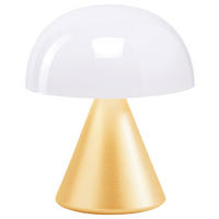 AKKU-TISCHLEUCHTE 7/8,3/7 cm   - Gelb, Design, Kunststoff/Metall (7/8,3/7cm)