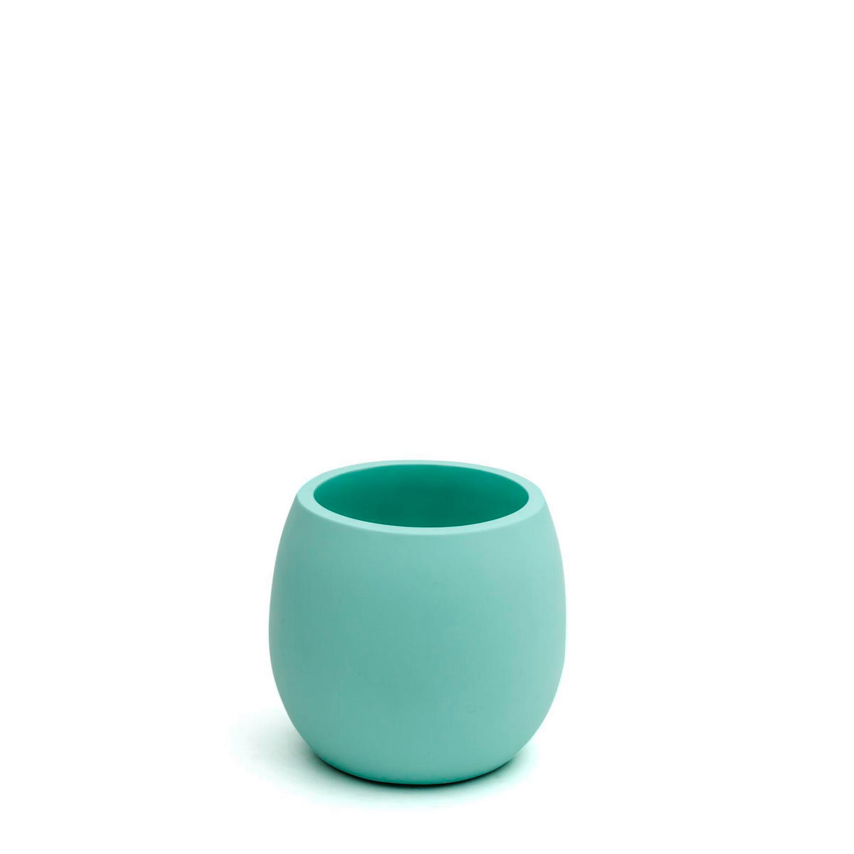 KELÍMEK NA ZUBNÍ KARTÁČEK tyrkysová - tyrkysová, Basics, plast (9,5/8,5/9,5cm) - Sadena