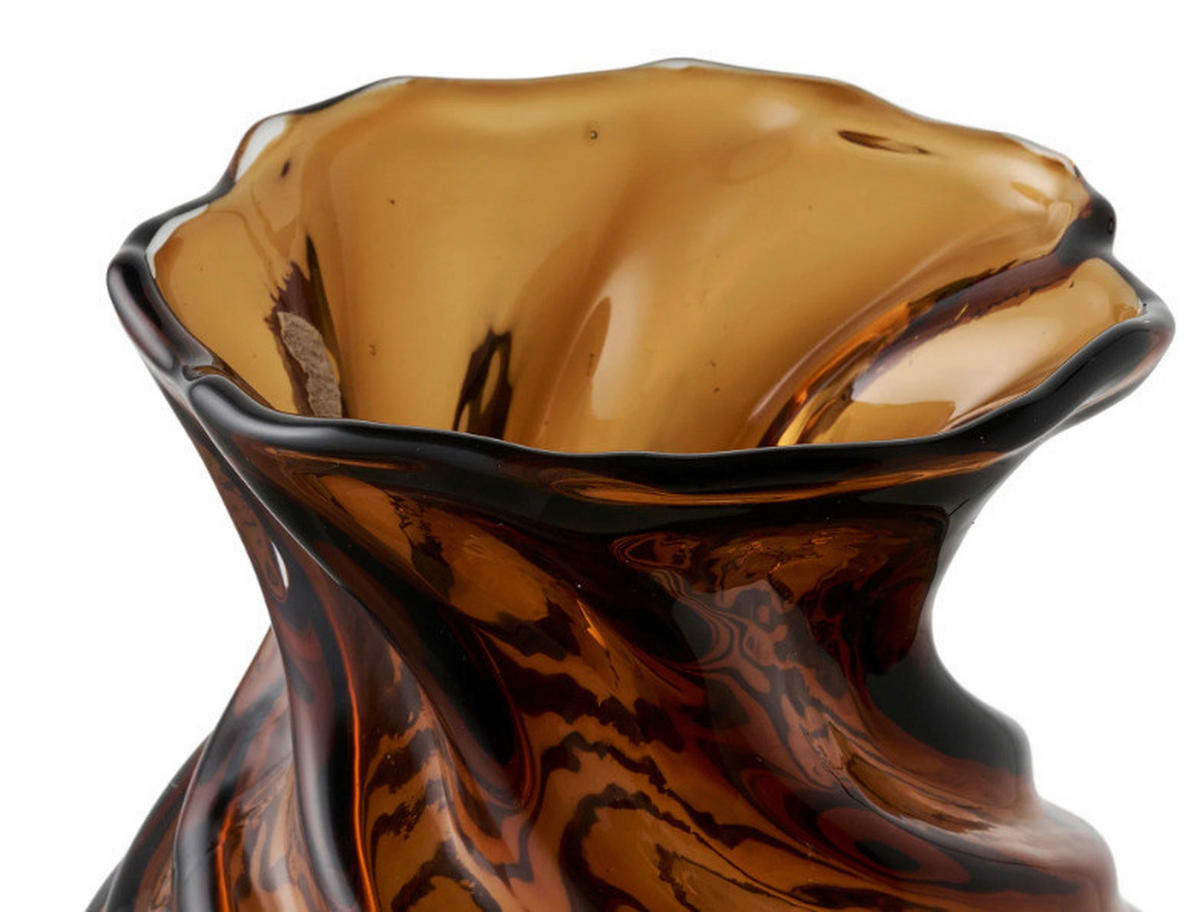 VASE Vase 18,5 cm  - Braun, Basics, Glas (16/18,5cm)