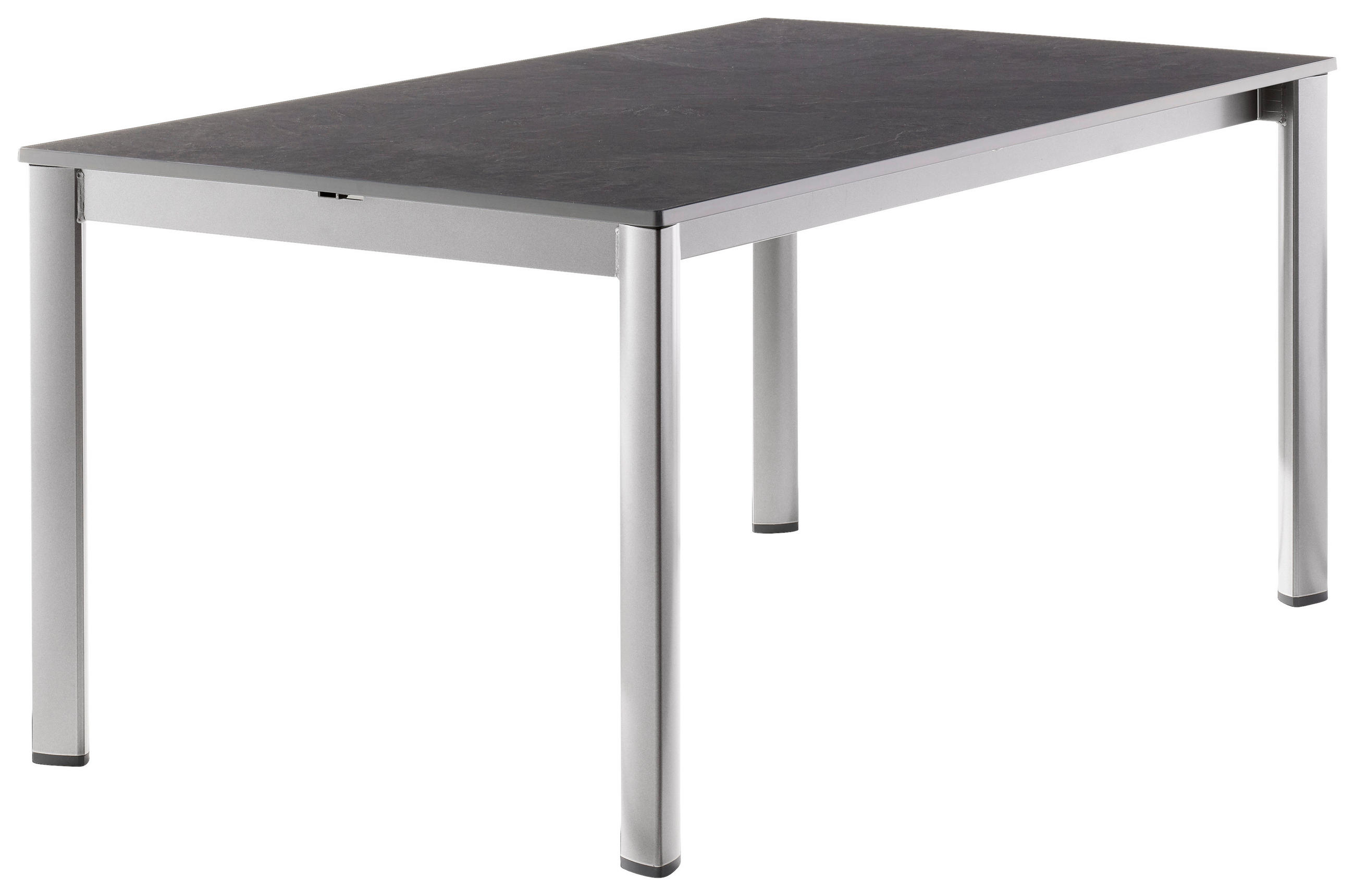 GARTENTISCH 165-285/95/75 cm Metall, Kunststoff rechteckig  - Anthrazit/Graphitfarben, Basics, Kunststoff/Metall (165-285/95/75cm) - Sieger