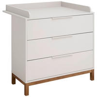 KOMODA ZA PREVIJANJE  Matteo  - kašmir/boje oraha, Basics, drvni materijal/drvo (101/91-99/45-77cm) - Jimmylee