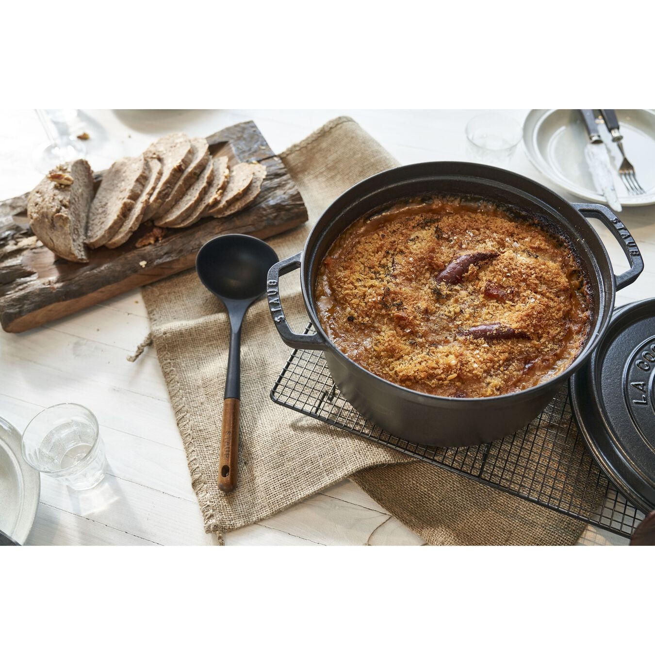 SCHMORTOPF Staub - LA COCOTTE 6,7 L  - Schwarz, Basics, Metall (28cm) - Staub