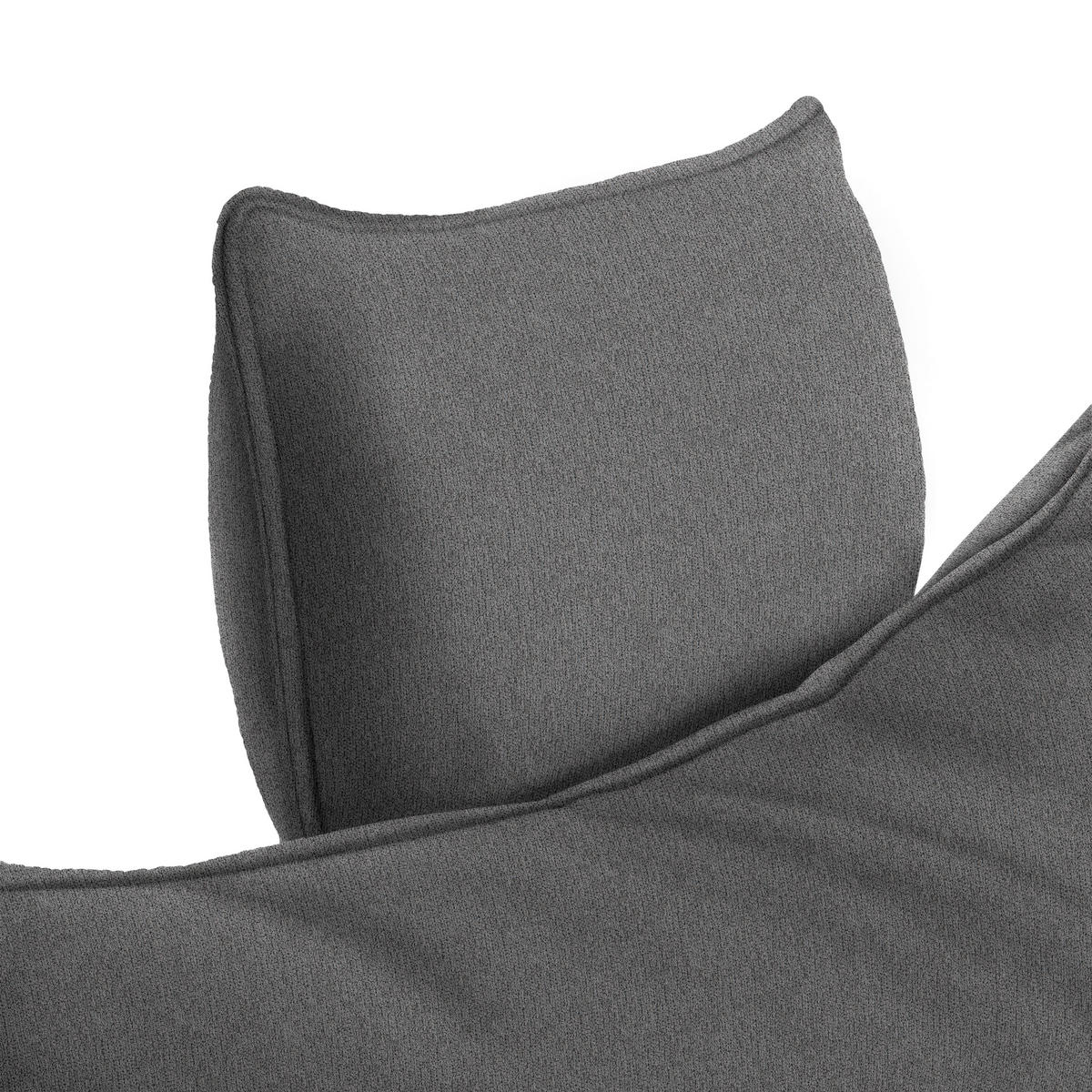 ECKSOFA in Webstoff Graubraun  292/176 cm  - Graubraun/Schwarz, MODERN, Textil/Metall (292/176cm) - Carryhome