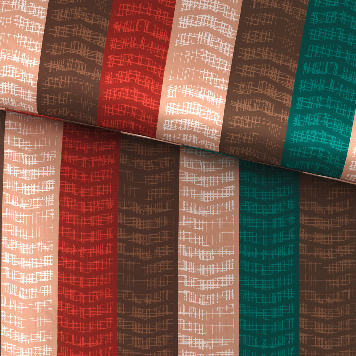 BETTWÄSCHE Lara Satin 140/200 cm  - Multicolor, KONVENTIONELL, Textil (140/200cm) - Esposa