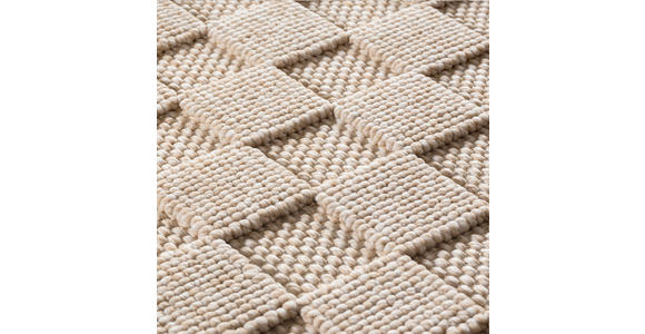 FLACHWEBETEPPICH 60/110 cm HELIX Beige  - Beige, Basics, Kunststoff/Textil (60/110cm) - Novel