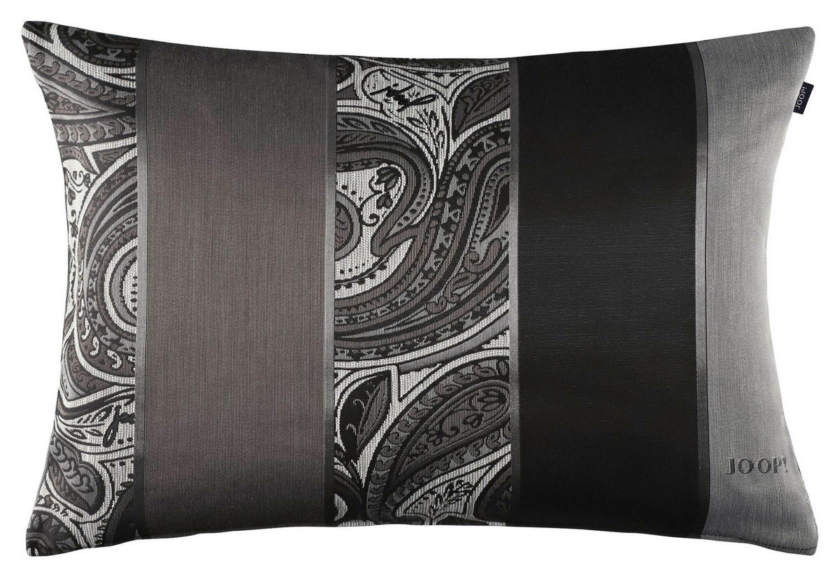 KISSENHÜLLE J! Paisley Allover silbergrau 40/60 cm  - Hellgrau/Grau, Design, Textil (40/60cm) - Joop!
