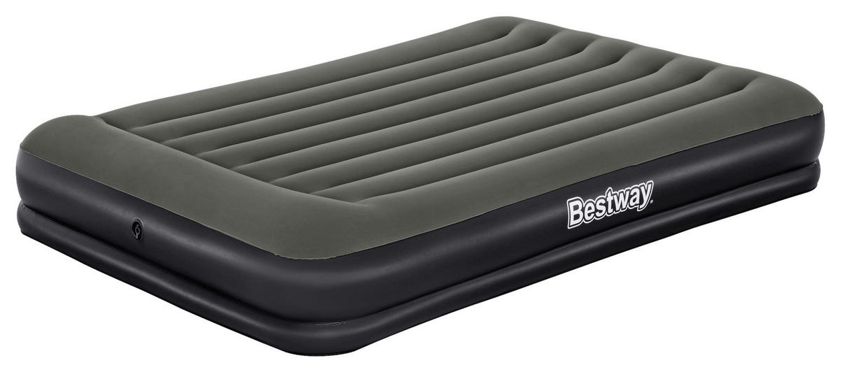 LUFTMADRASS i svart, mörkgrå  - mörkgrå/svart, Klassisk, plast (203/152/36cm) - Bestway