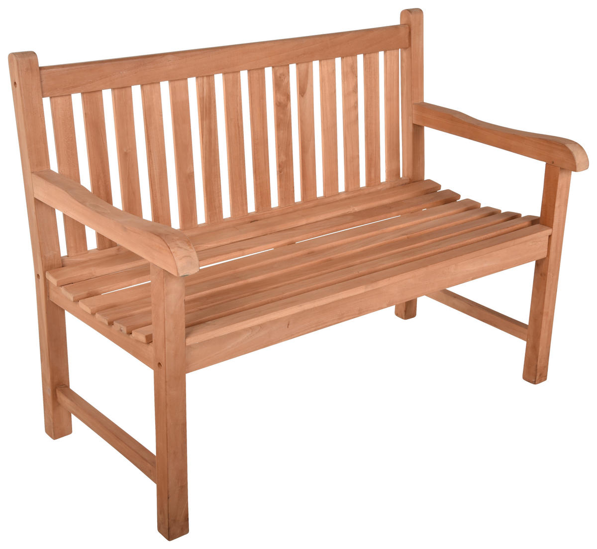 GARTENBANK 122/93/63 cm Teakholz   - Hellbraun, MODERN, Holz (122/93/63cm) - Gardenson