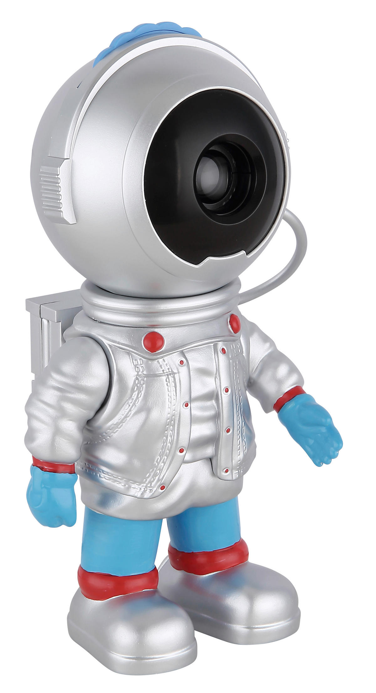 LED-DEKOLEUCHTE 9,5/7/18,5 cm   - Blau/Rot, Trend, Kunststoff (9,5/7/18,5cm) - Globo