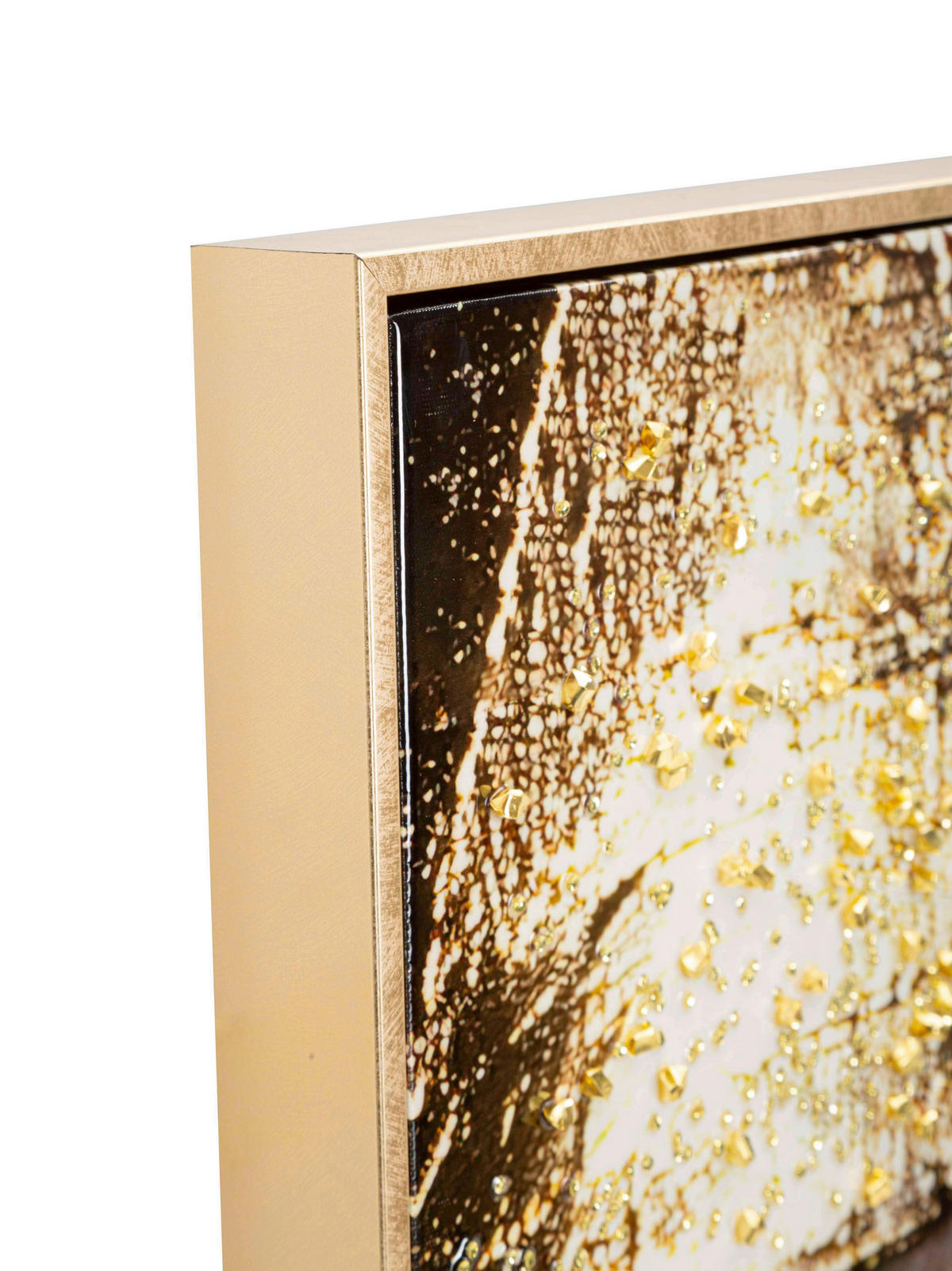 LEINWANDBILD  - Goldfarben, Basics, Holz/Kunststoff (52/102/4cm)