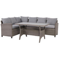 LOUNGEGARNITUR 3-teilig  178/234 cm   - Grau, Modern, Kunststoff/Textil (178/234cm) - Ondega