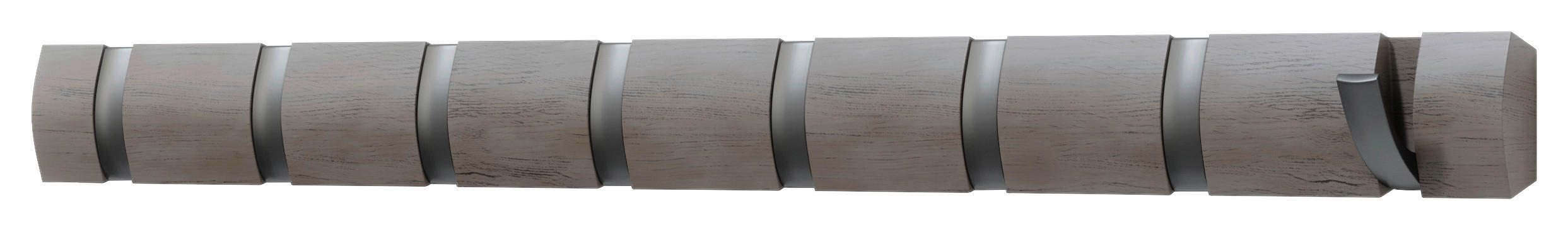 WANDGARDEROBE  in Pappel Grau  - Grau, Design, Holz/Kunststoff (6,4/3,2/81,3cm) - Umbra