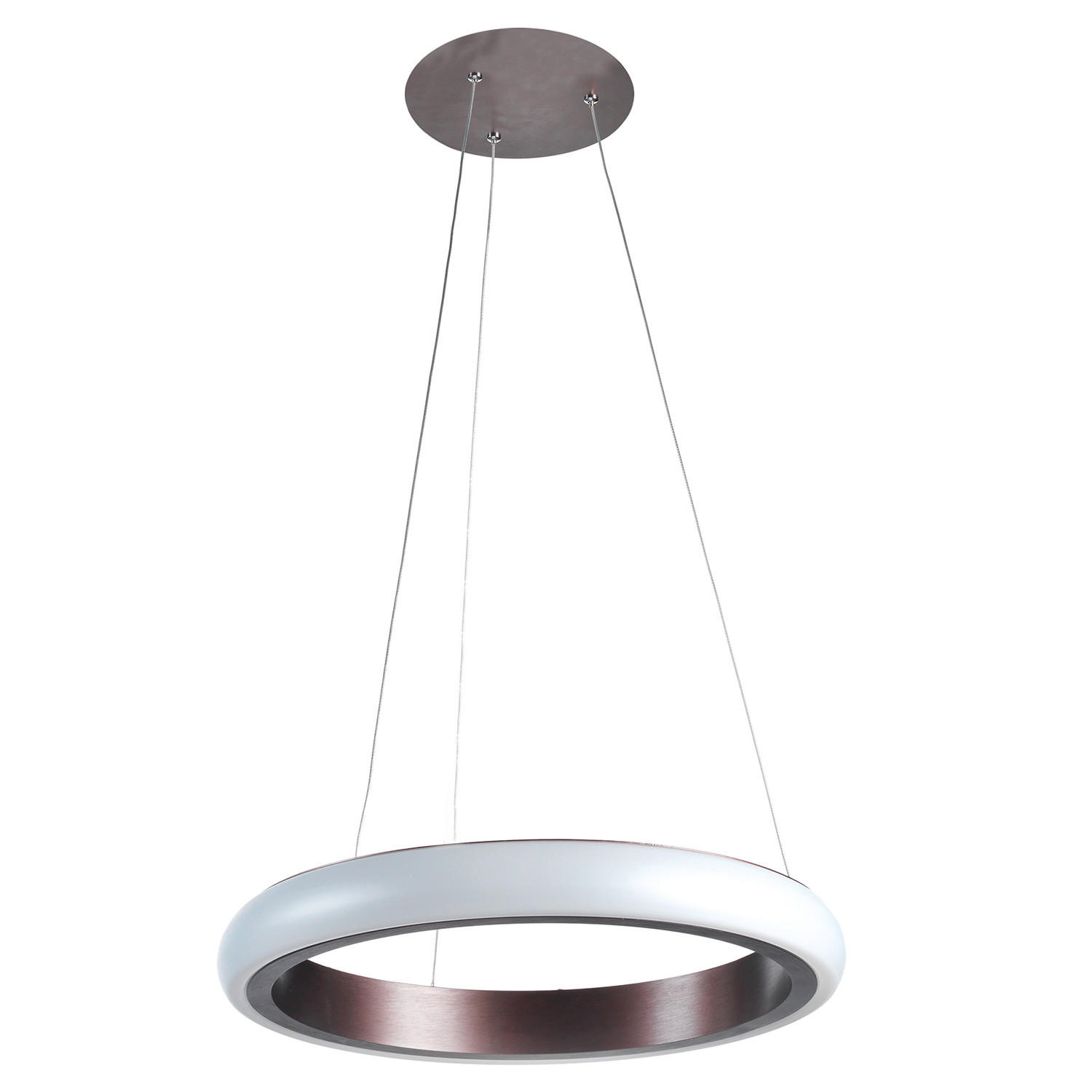 LED-HÄNGELEUCHTE 50/50/120 cm  - Hellbraun/Weiß, Design, Metall (50/50/120cm)