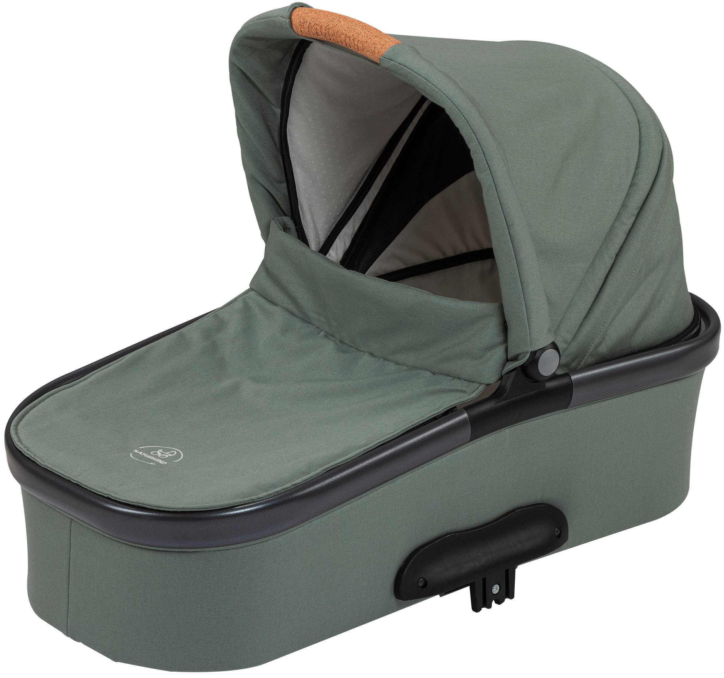 LIEGEWANNE - Jadegrün/Weiß, Basics, Textil (80/62/43cm) - Naturkind