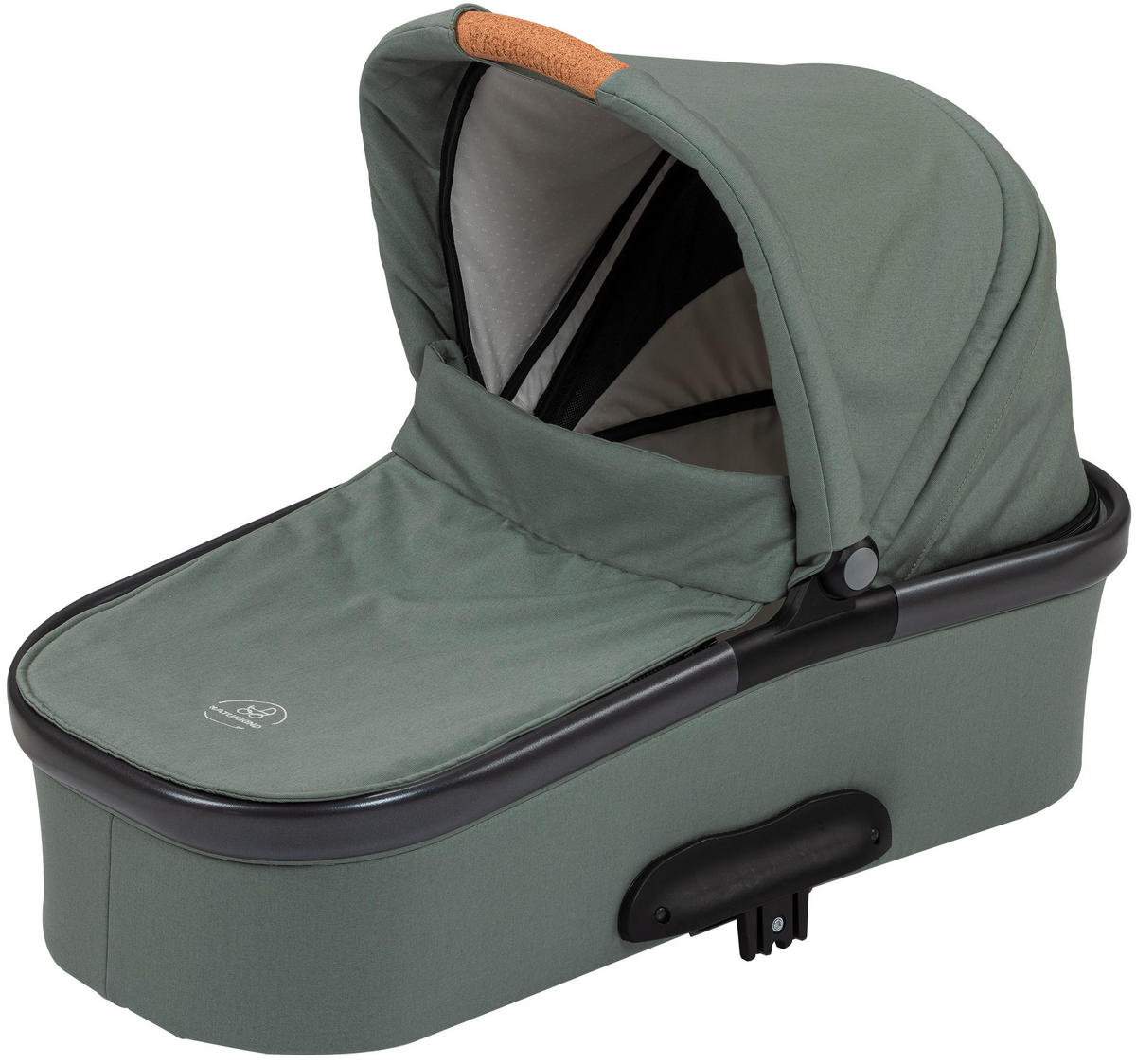 LIEGEWANNE - Jadegrün/Weiß, Basics, Textil (80/62/43cm) - Naturkind