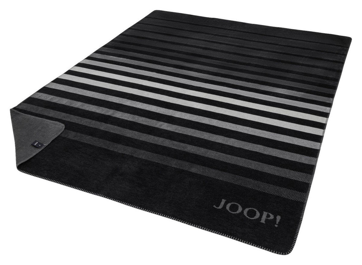 WOHNDECKE Shutter 150/200 cm  - Schwarz, Design, Textil (150/200cm) - Joop!