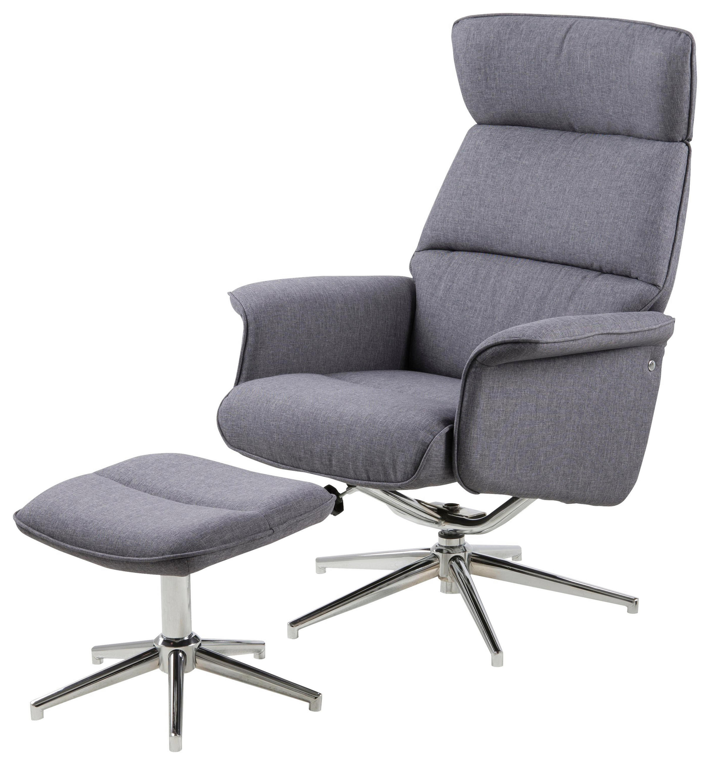 Carryhome SESSELSET Flachgewebe Relaxfunktion - Grau 