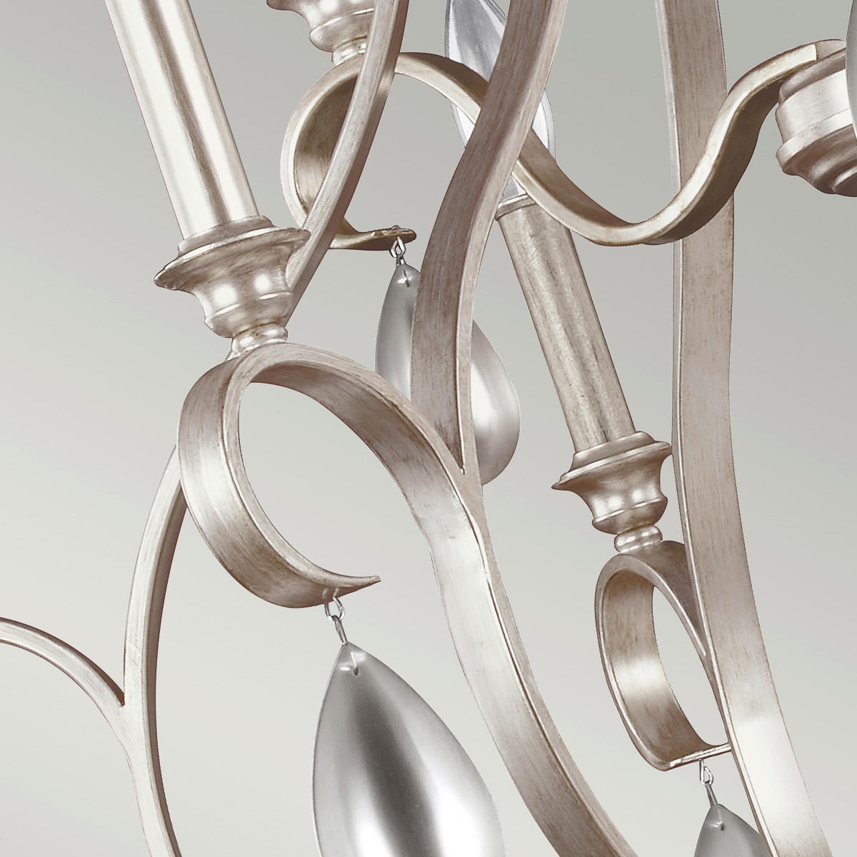 TAKKRONA Elstead Dewitt 77.5/102.9 cm  - silver, Klassisk, metall (77.5/102.9cm) - Elstead Lighting