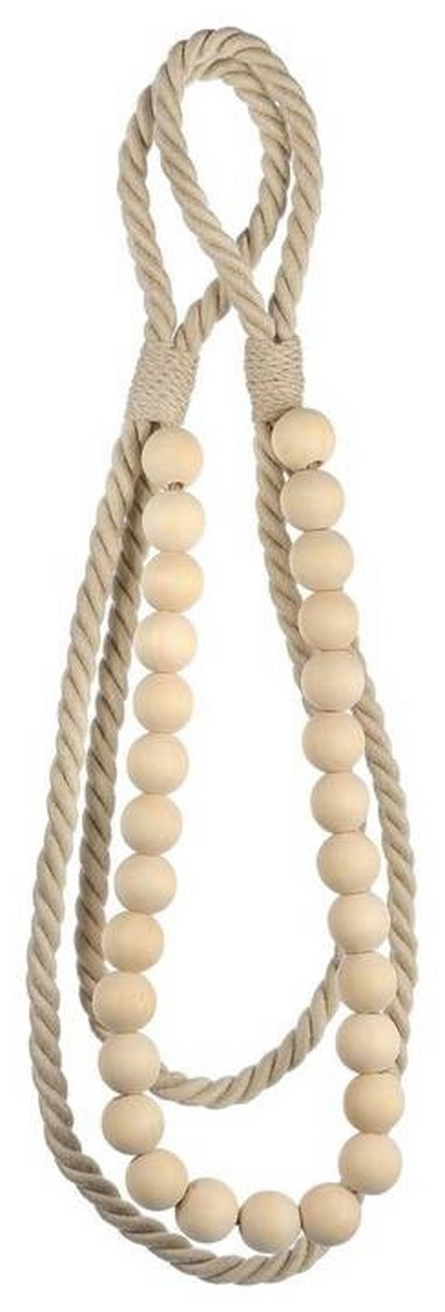 ŘASÍCÍ SPONA - přírodní barvy, Basics, dřevo/textil (55cm) - Homeware