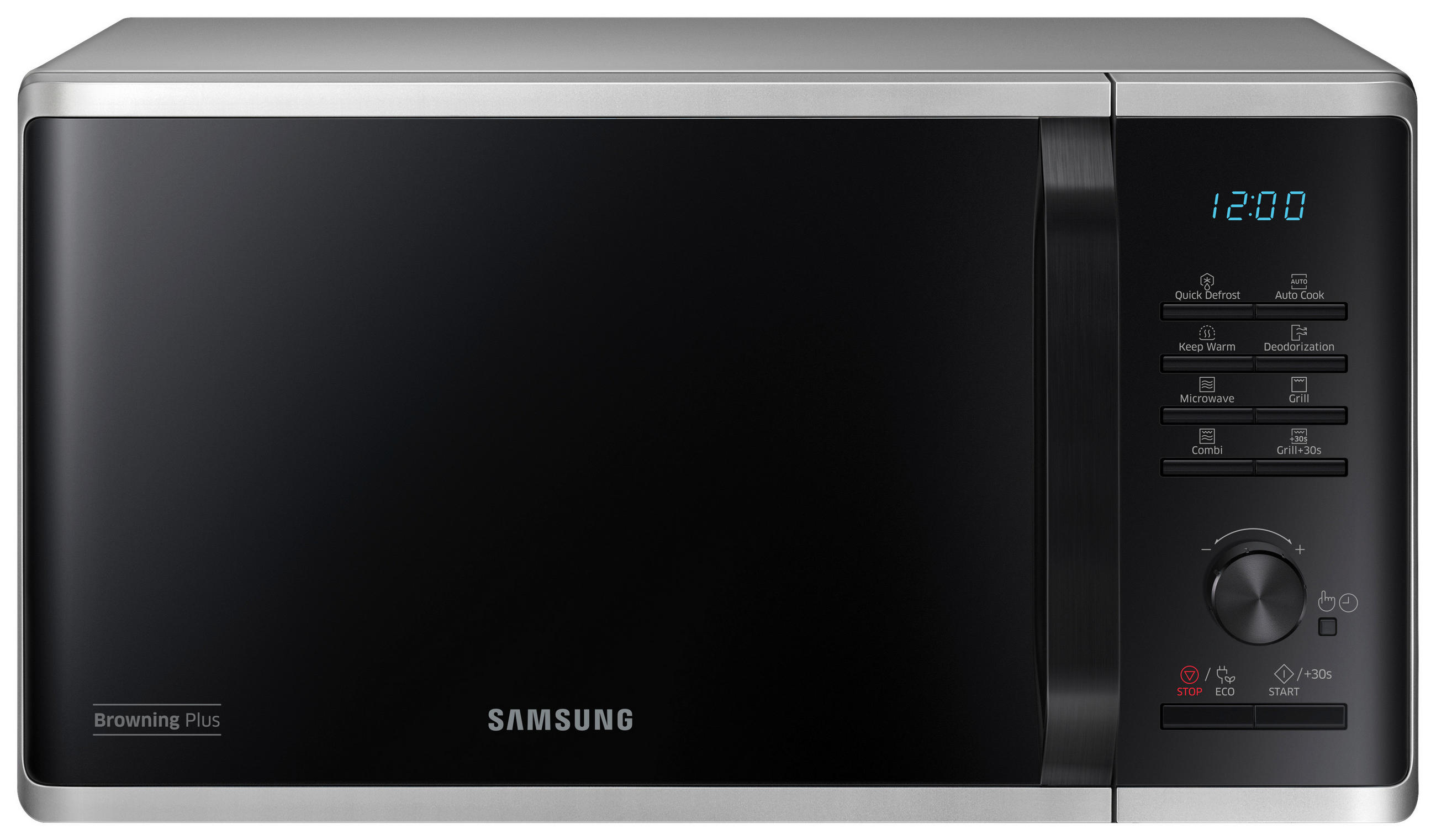MIKROWELLE MG23K3505AS/SW  - Silberfarben, Basics, Keramik (32,6/55,2/42,3cm) - Samsung