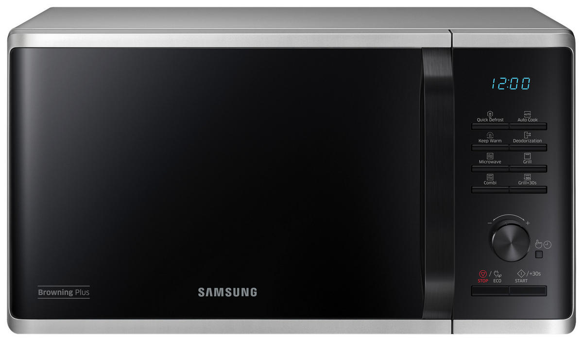 MIKROWELLE MG23K3505AS/SW  - Silberfarben, Basics, Keramik (32,6/55,2/42,3cm) - Samsung