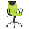 JUGENDDREHSTUHL Lederlook, Netz Limette  - Chromfarben/Limette, MODERN, Kunststoff/Metall (60/105/60cm) - MID.YOU