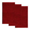 FROTTIERSET Rot 3-teilig  - Rot, Basics, Textil (30/50cm) - Moeve