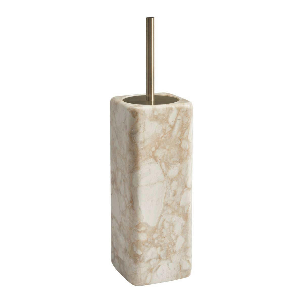 WC-BÜRSTENHALTER in   Stein  - Beigebraun, Basics, Stein (10/38,8/10cm) - Aquanova