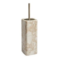 WC-BÜRSTENHALTER in   Stein  - Beigebraun, Basics, Stein (10/38,8/10cm) - Aquanova
