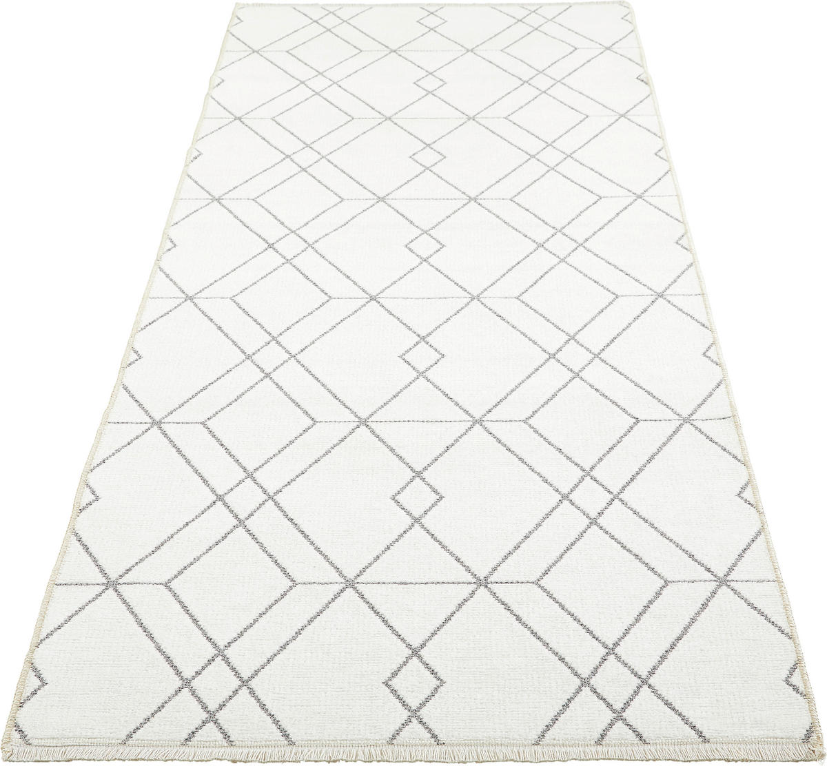 STAZA 80/250 cm   bijela, siva, taupe  Olivia  - bijela/siva, Lifestyle, tekstil (80/250cm) - Novel